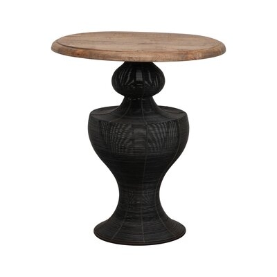 Cuaron Drum End Table with Storage - Image 0