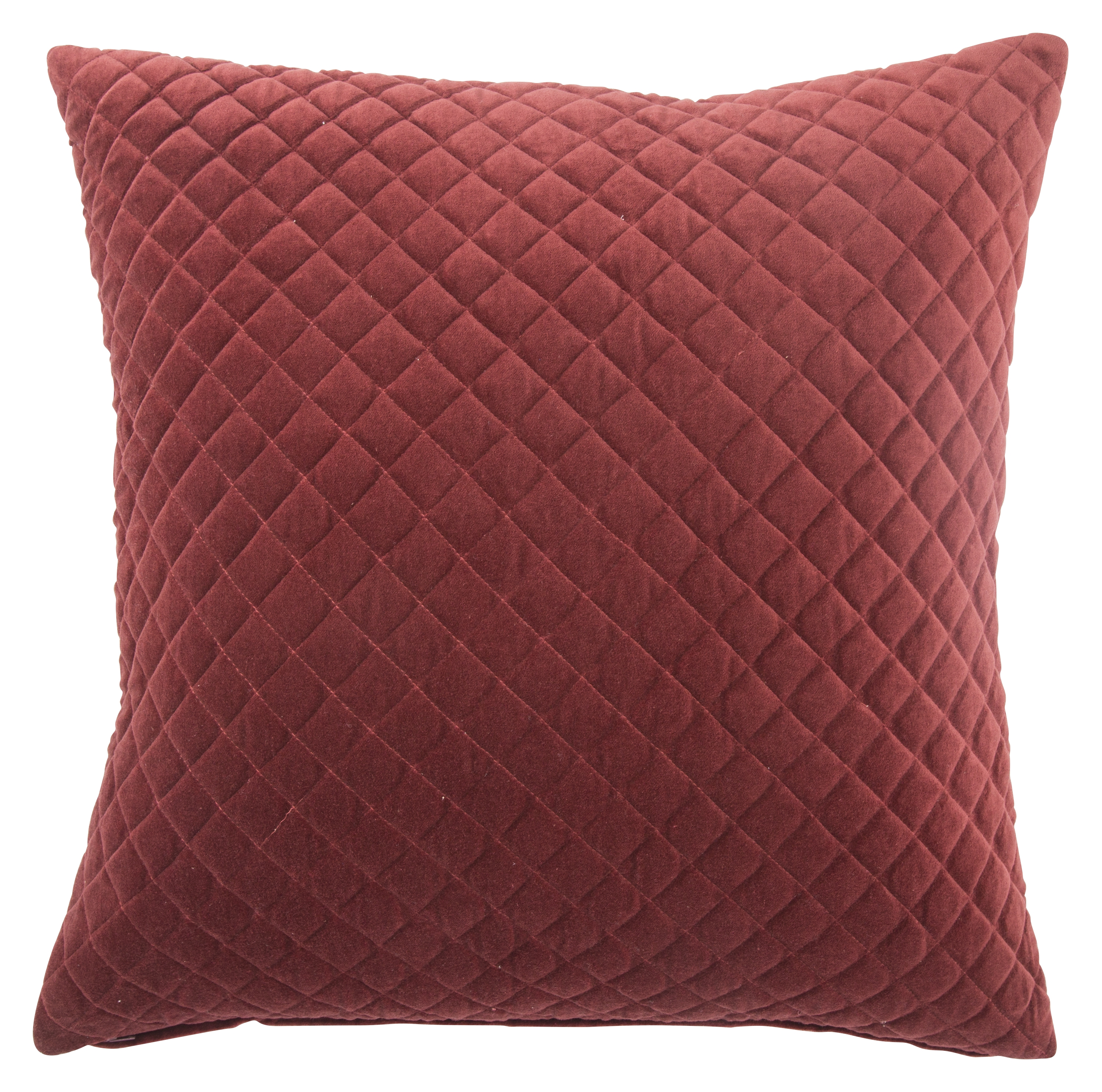 Design (US) Red 22"X22" Pillow w/ Poly Fill - Image 0