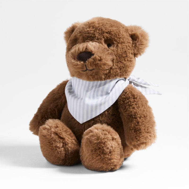 Crate Cuddlies Small Brown Bear Kids Stuffed Animal - Image 0