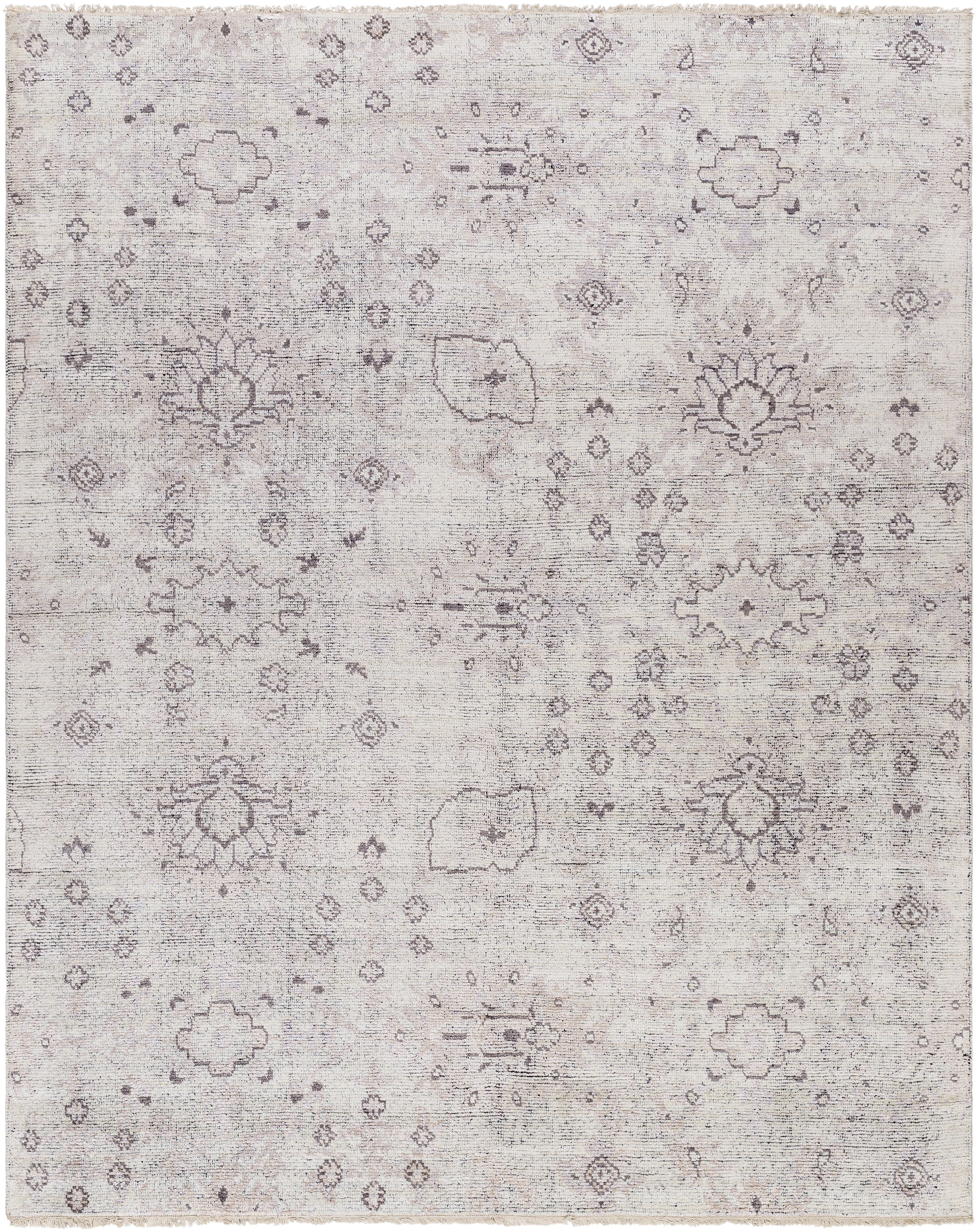 Kushal Beige Indoor 8' x 10' Handmade Rug - Image 0
