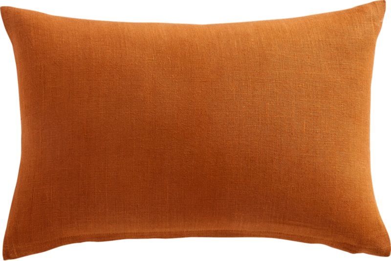18"x12" Linon Copper Pillow with Down-Alternative Insert - Image 2