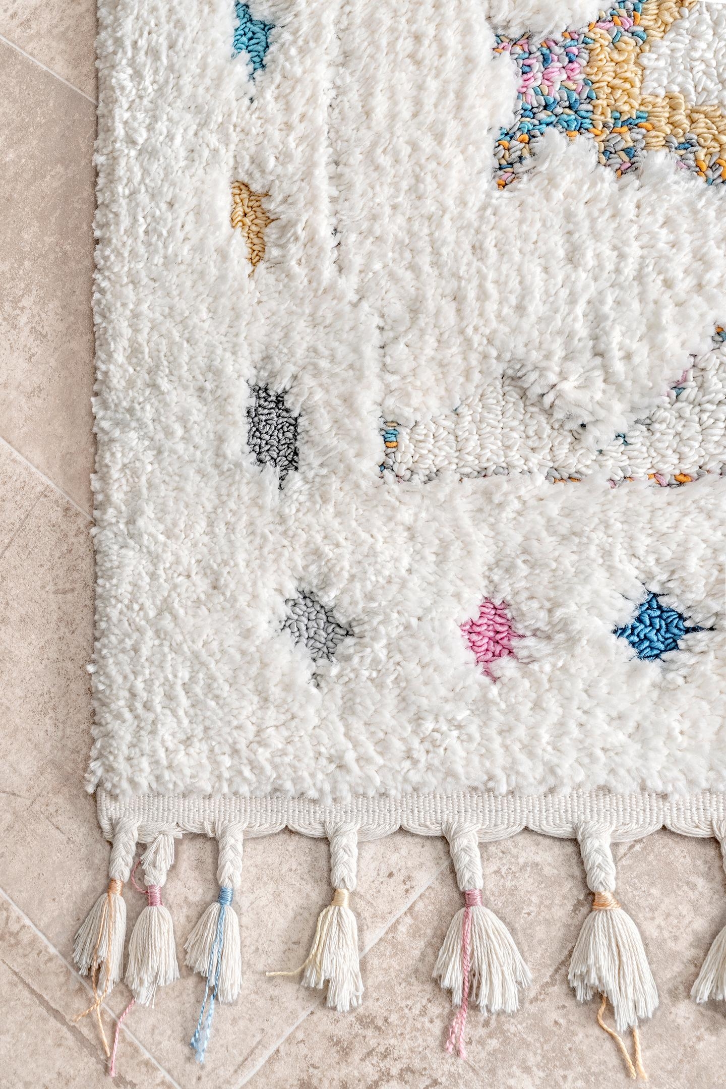 Jocelyn Carved Tribal Shag Area Rug - Image 2