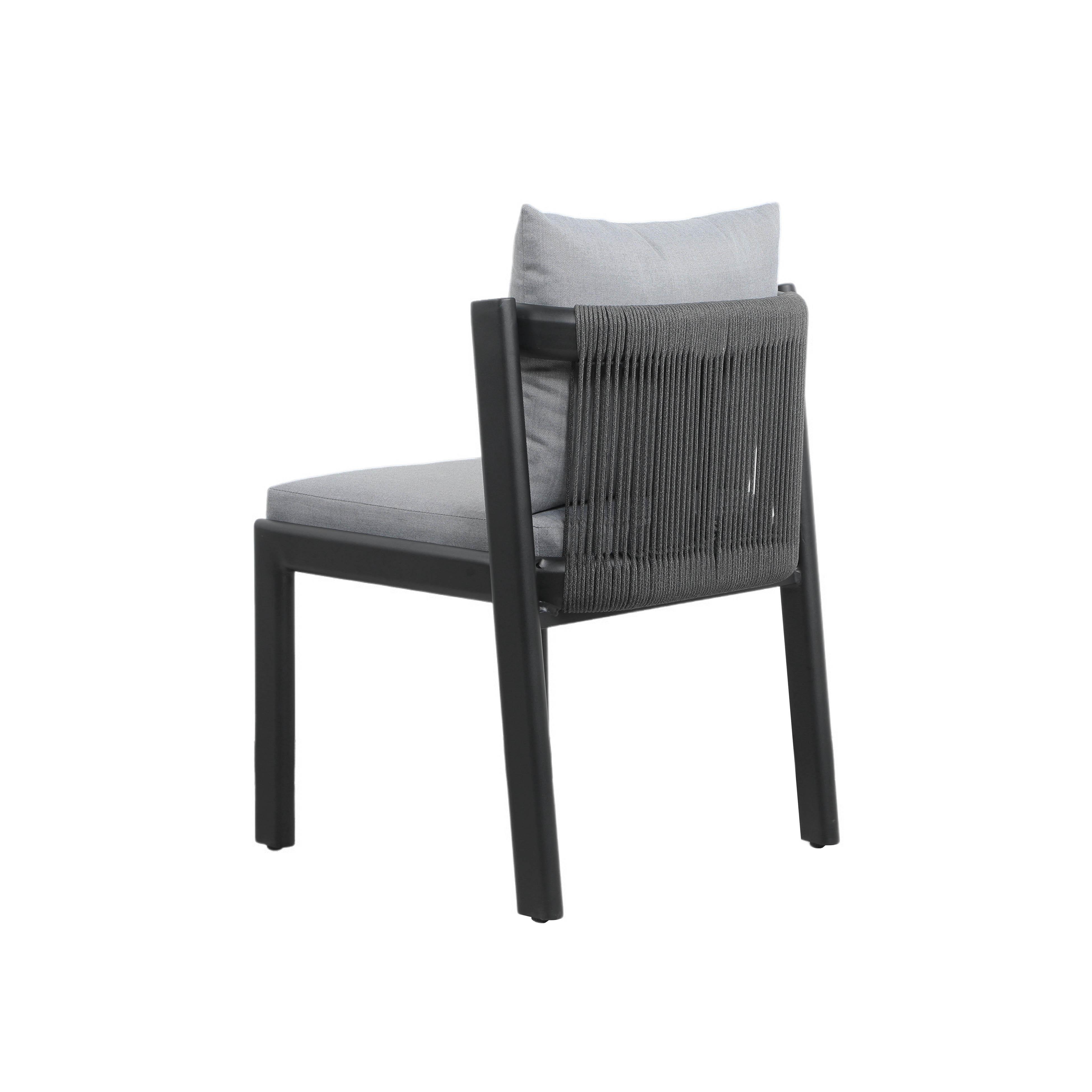 Nancy Grey Outdoor Dining Chair - Image 3