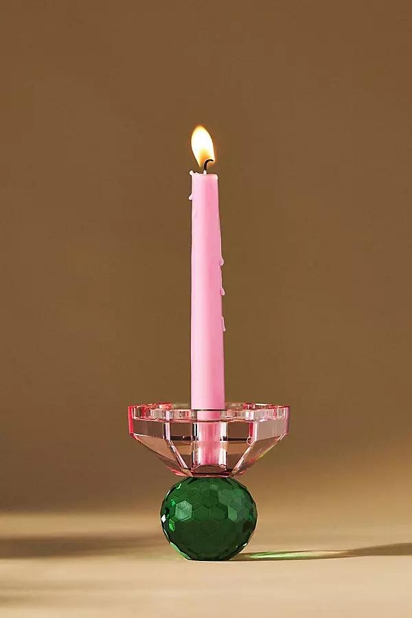 Cut Glass Candle Holder - Image 0