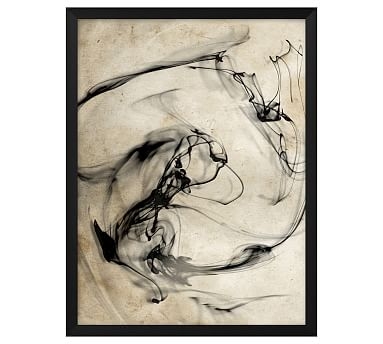 Smoke Swirl 1 Framed Print, 16" x 21" - Image 0