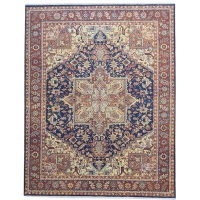 One Of A Kind  Hand-Knotted Persian 8' X 10' Oriental Wool Blue Rug - Image 0