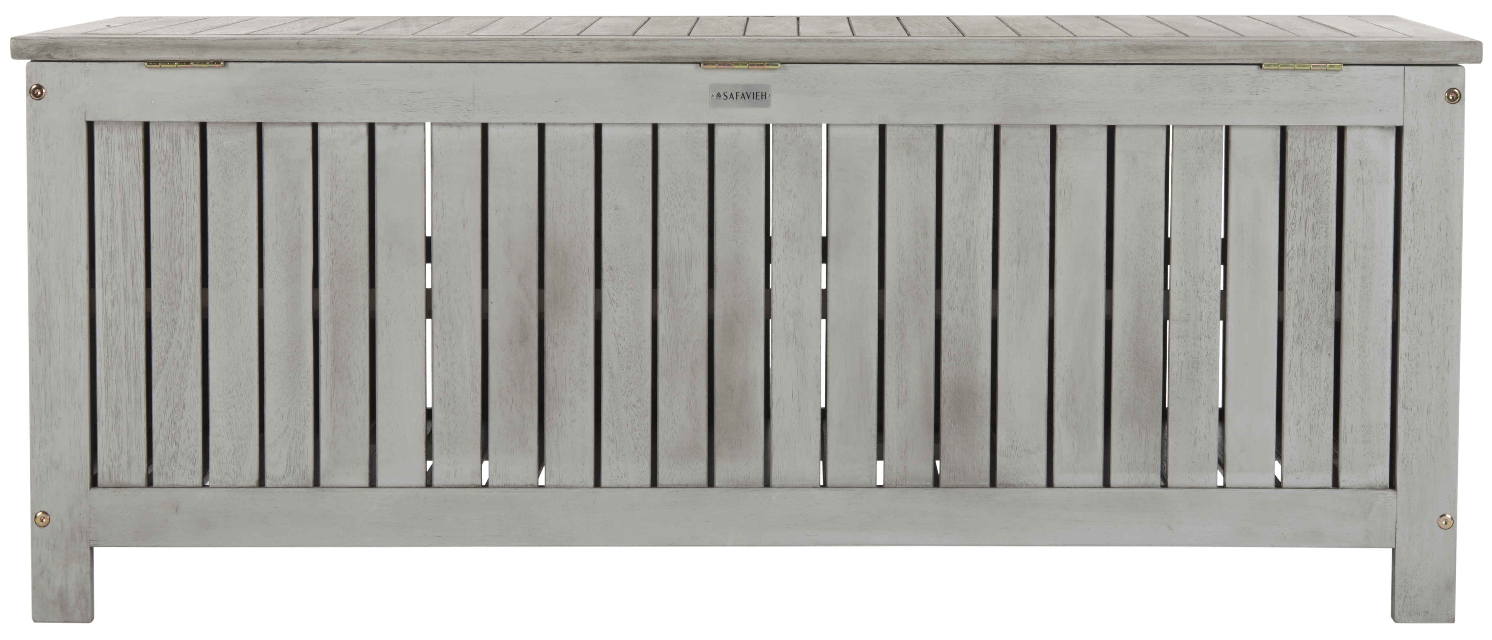 Abri 47.63-Inch L Cushion Box - Grey Wash - Safavieh - Image 3