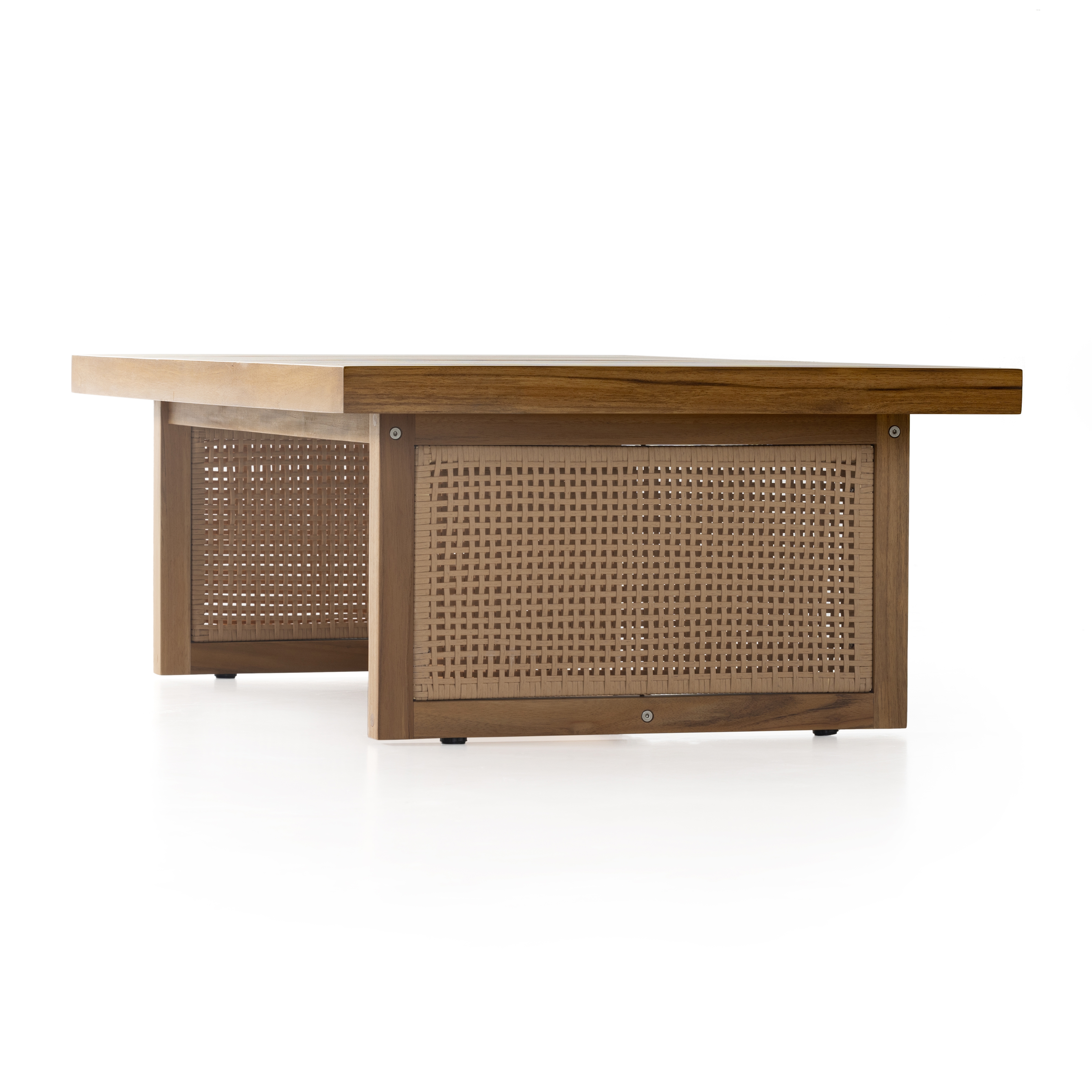 Merit Outdoor Coffee Table-Natural Teak - Image 1