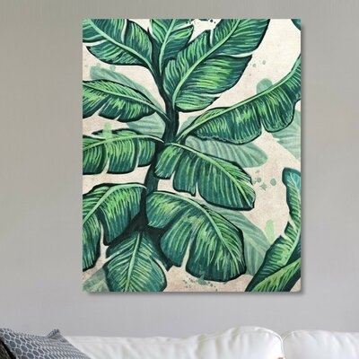 'Banana Leaves' Print on Canvas - Image 0