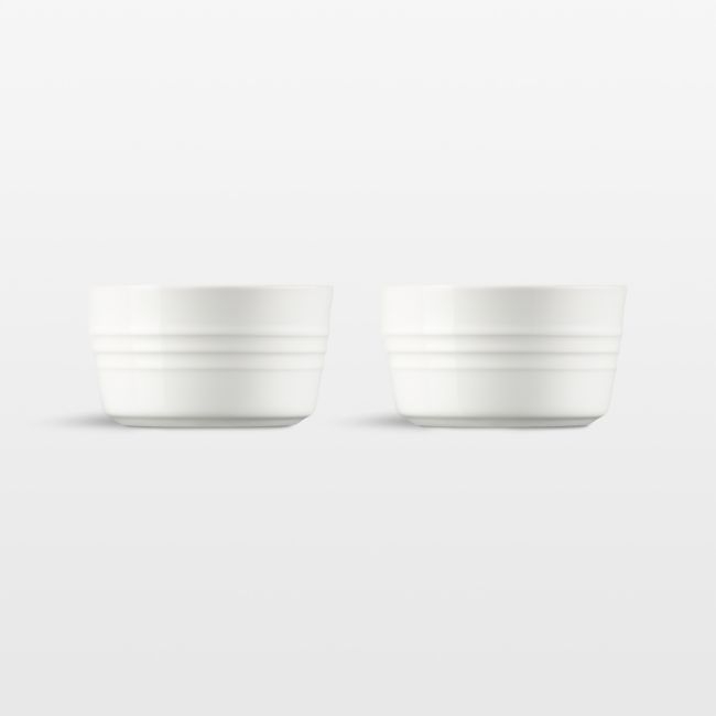 Le Creuset ® 7-Oz. White Round Ramekins, Set of 2 - Image 0
