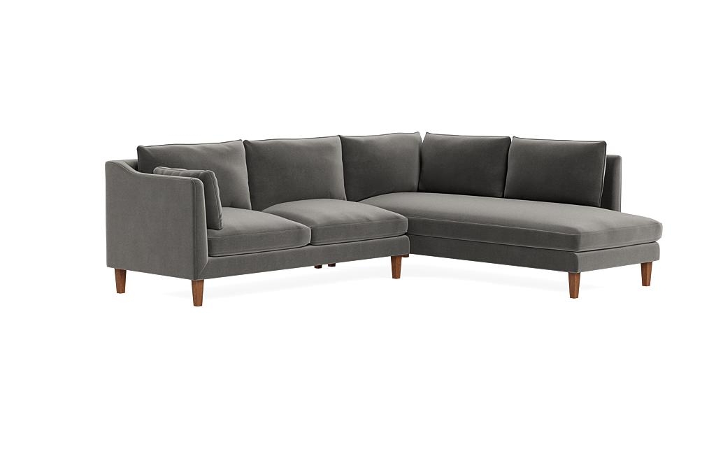 Caitlin 3-Seat Right Bumper Sectional by The EverygirlÃ?Â® - Image 1