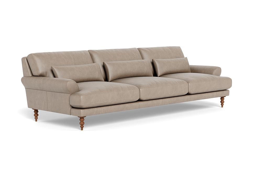Maxwell Leather 3-Seat Sofa by Apartment Therapy - Image 1