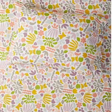 Kate Zaremba Flora Sheet Set, Pillowcase, Multi, WE Kids - Image 0