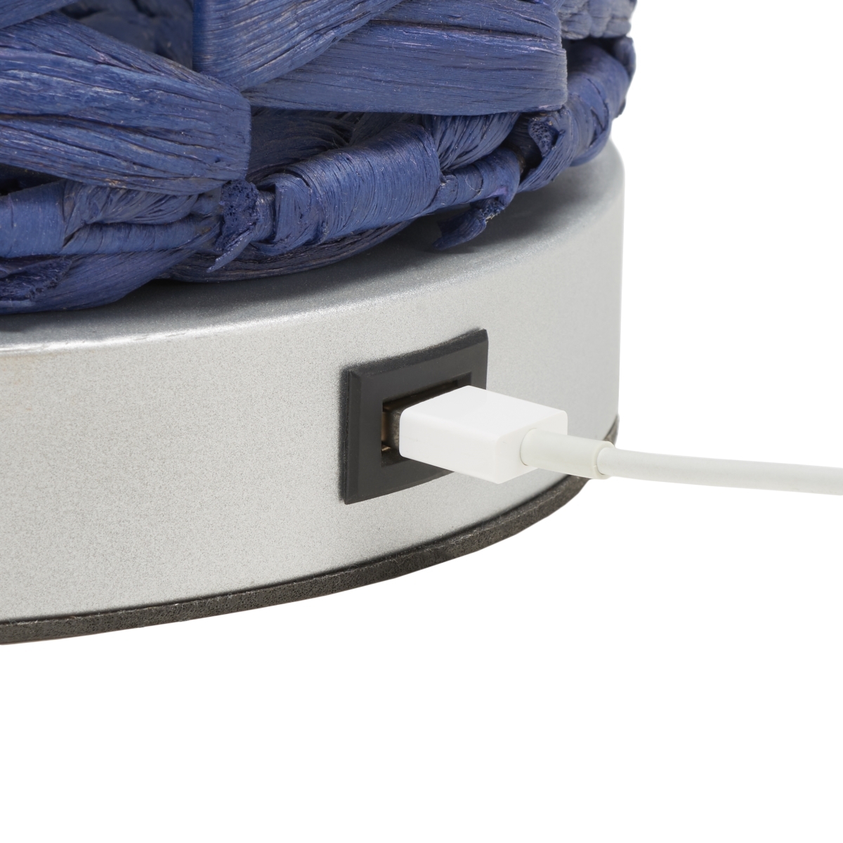 Kirin 15" Table Lamp W/ Usb - Blue - Safavieh - Image 1