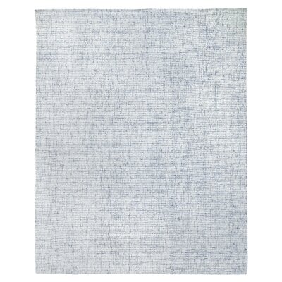 Pryce Hand-Tufted Wool Blue/White Area Rug - Image 0
