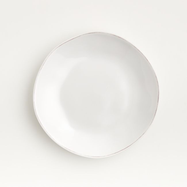 Marin White Outdoor Melamine Salad Plate - Image 0