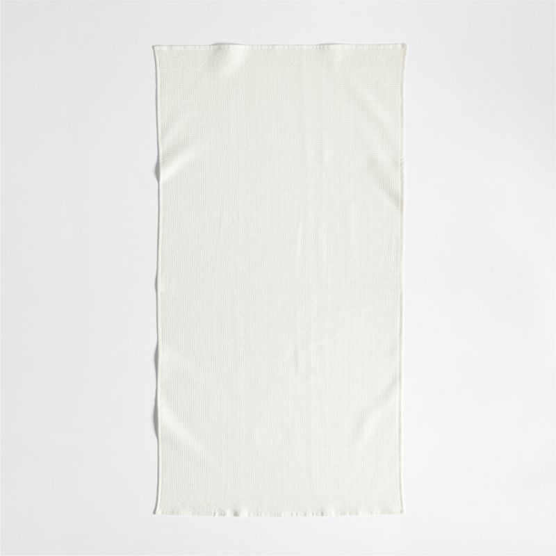 Ivory Organic Waffle Washcloth - Image 2