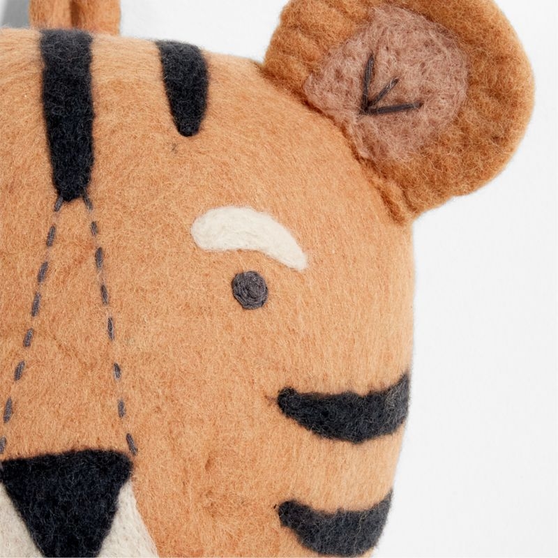 Felt Tiger Animal Head Wall Decor - Image 5