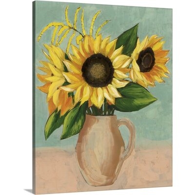 Sunflower Afternoon II Canvas Wall Art - Image 0