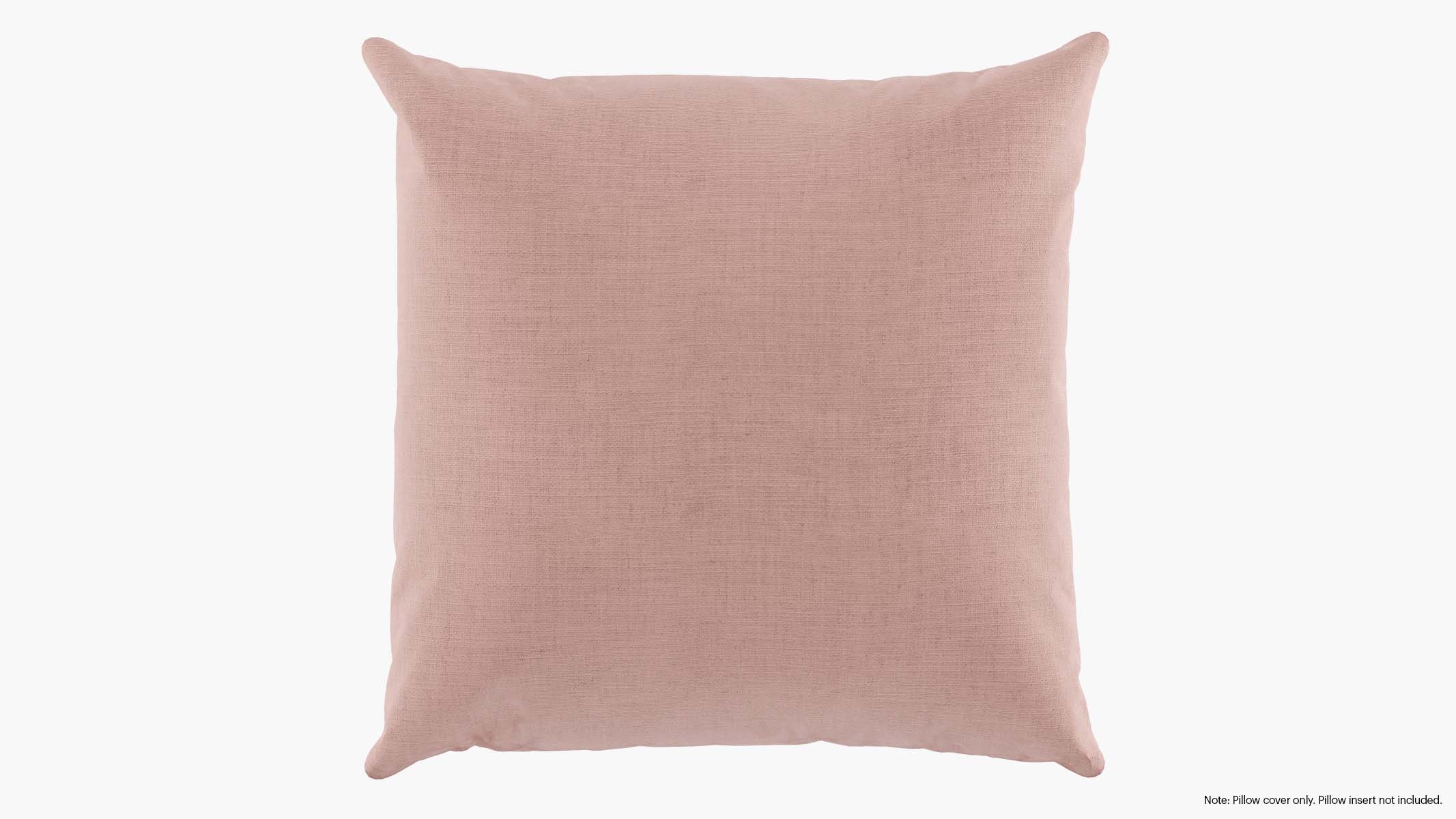 Throw Pillow Cover 20", Blush Everyday Linen, 20" x 20" - Image 0