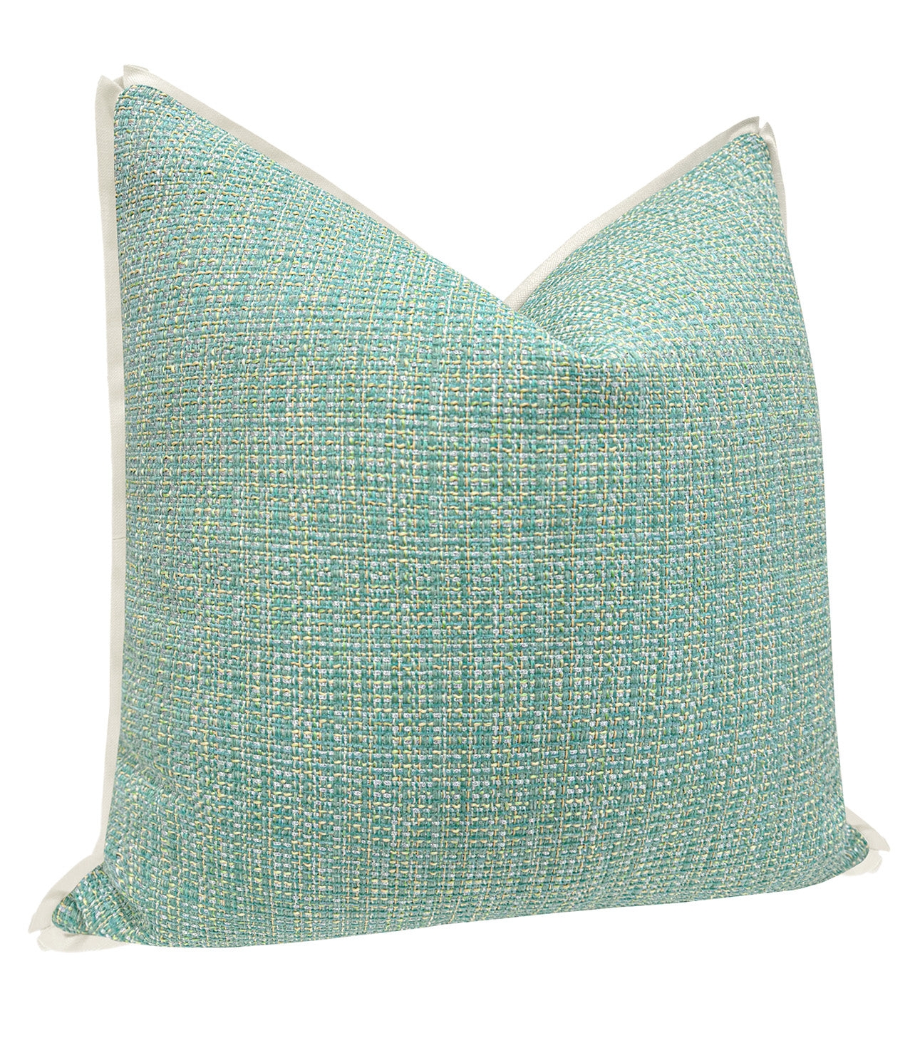 HEPBURN TWEED // BLUES & GREENS | LDC - 20" X 20" / Bone Butterfly - Image 3