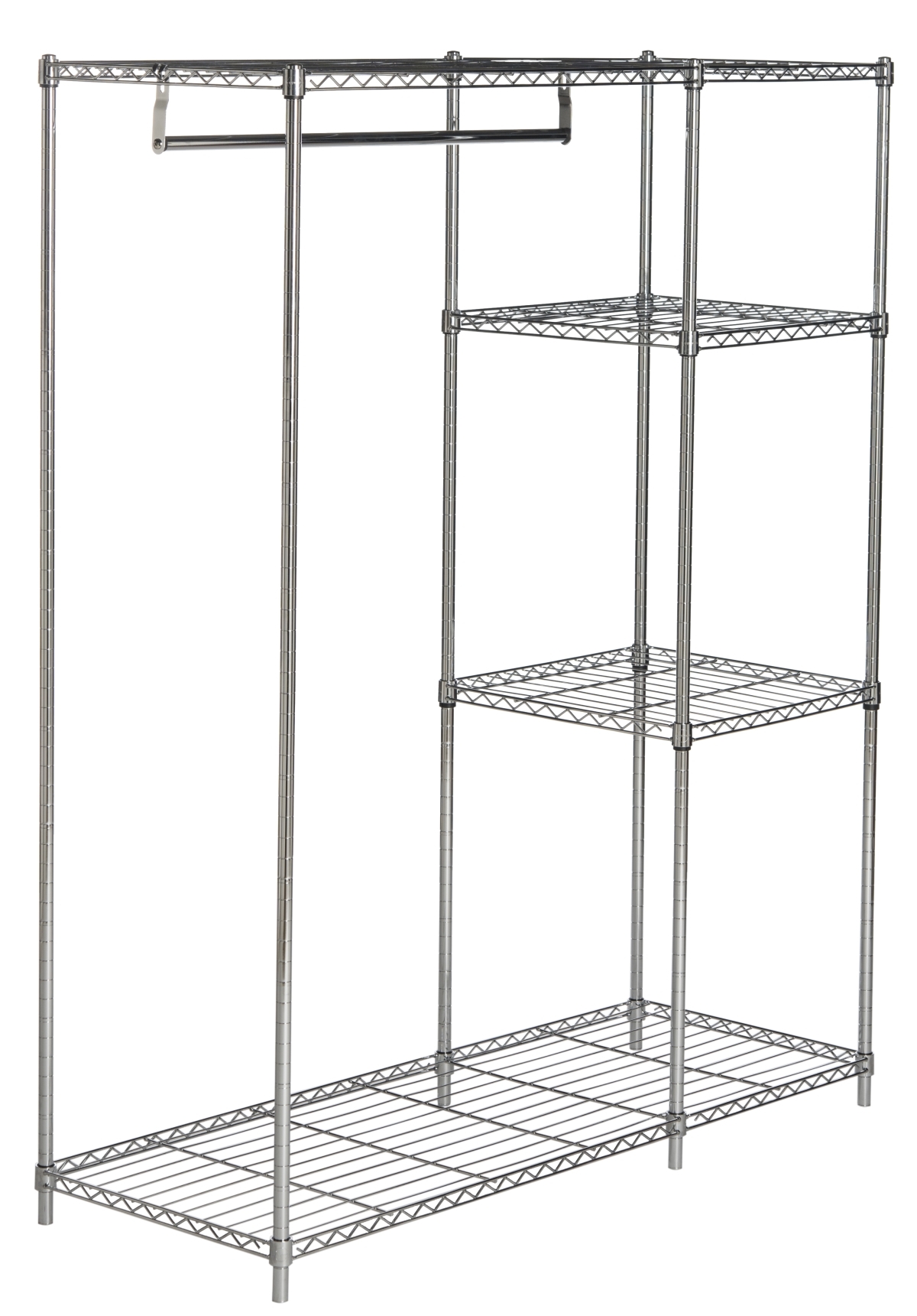 Betsy Adjustable Garment Rack - Chrome - Safavieh - Image 3
