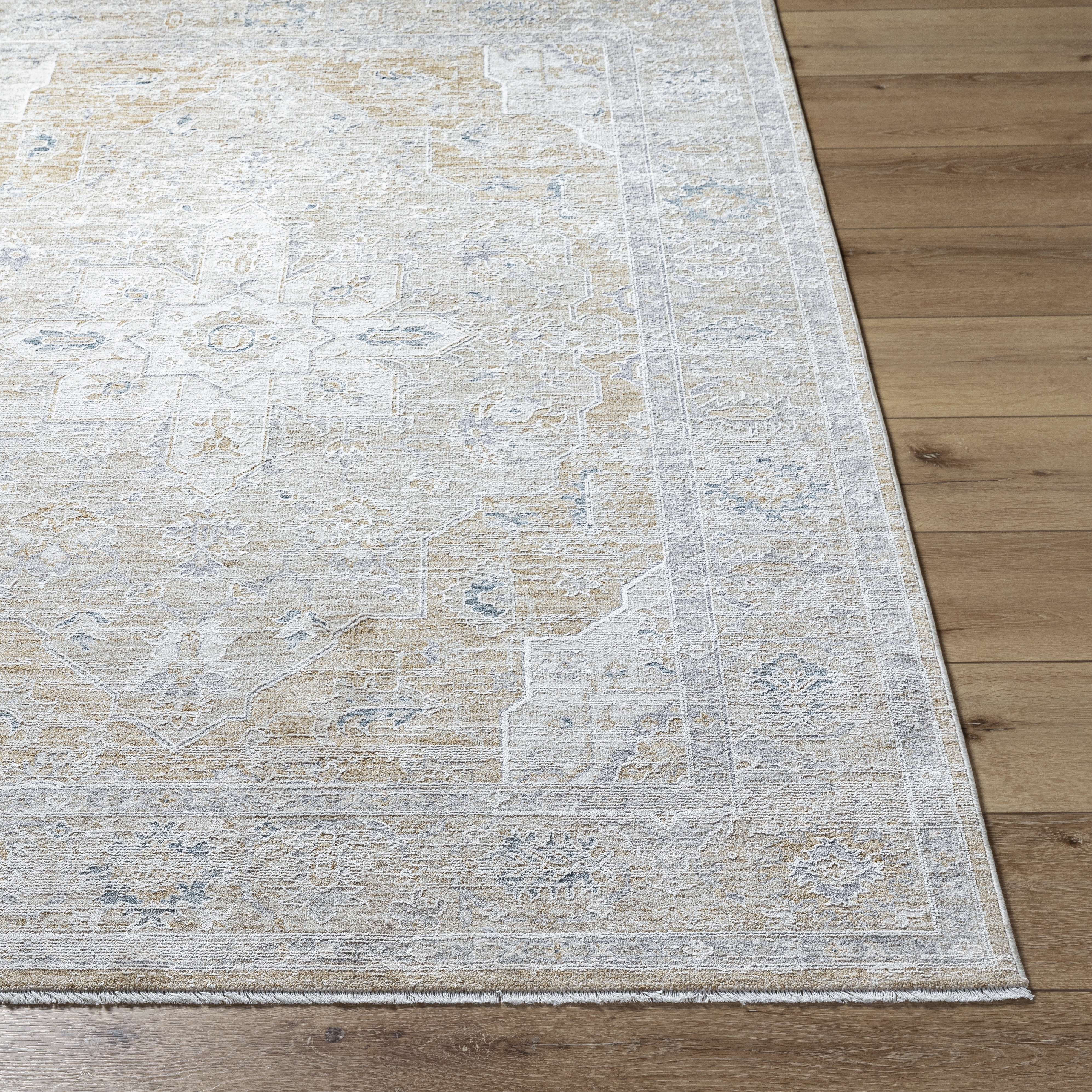 Livabliss Emory Beige Indoor 2'7" x 7'10" Machine Woven Rug - Image 1
