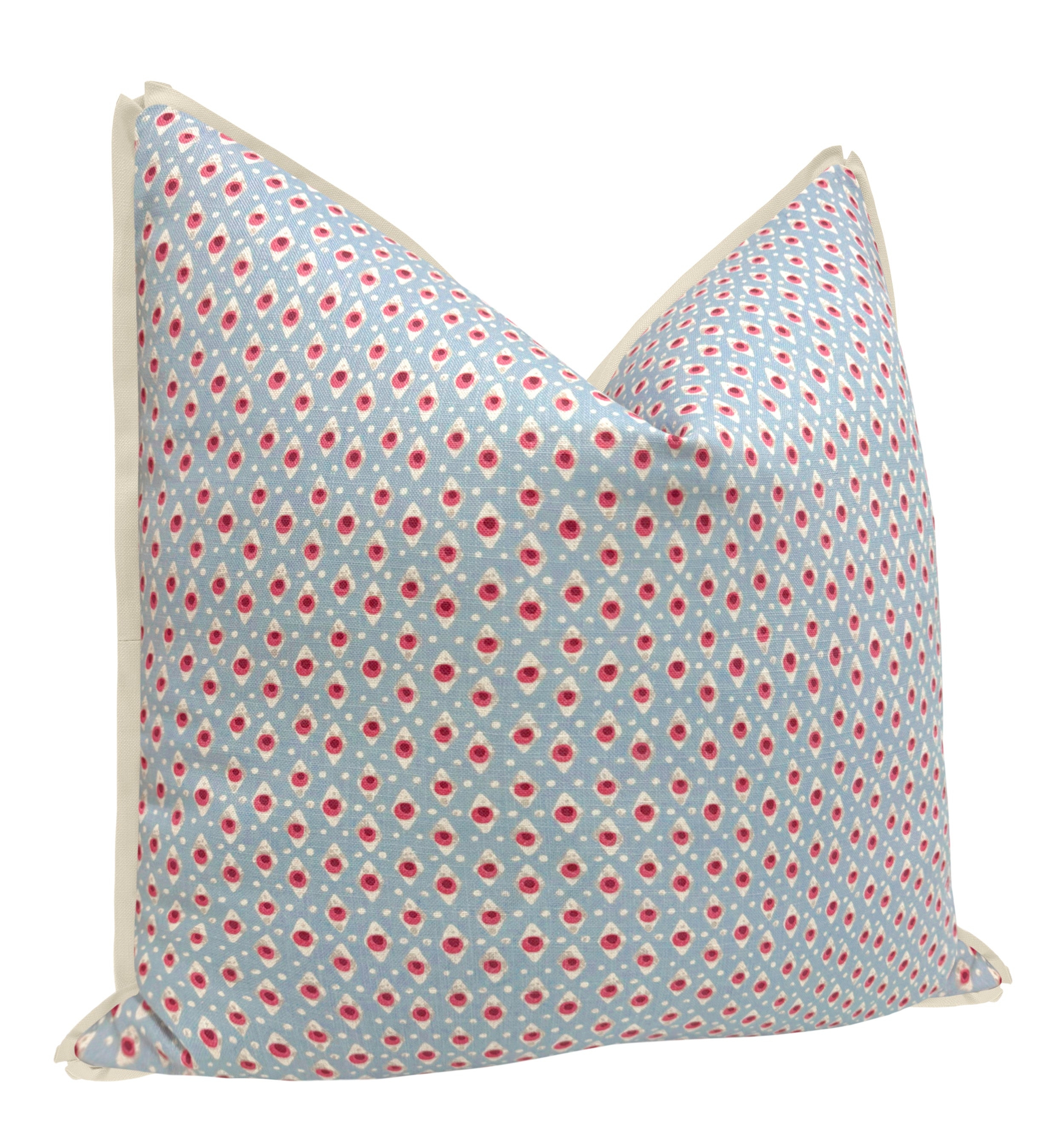 ELLISTON HOUSE : DELLA DOT // RADISH - 20” X 26” STANDARD SHAM / BUTTERFLY FLANGE - Image 3