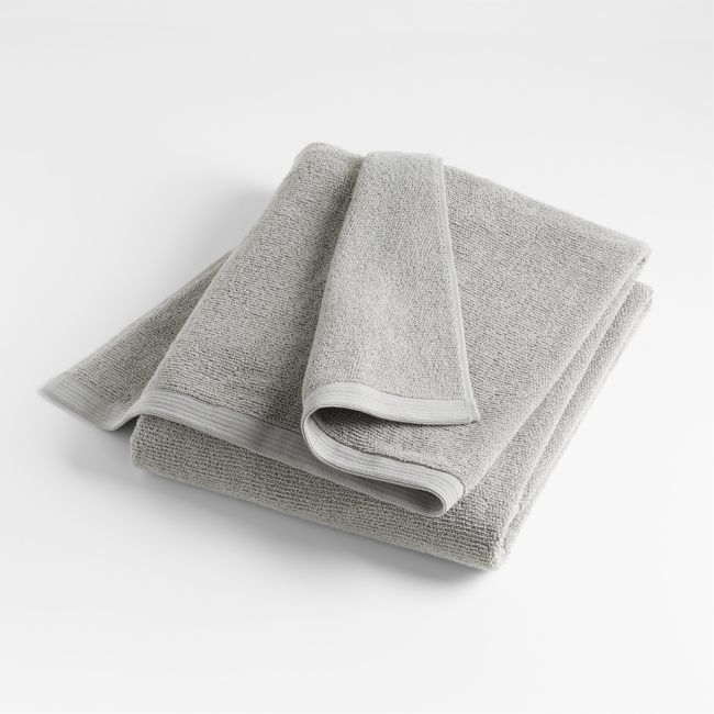 Ash Antimicrobial Organic Cotton Bath Sheet - Image 0