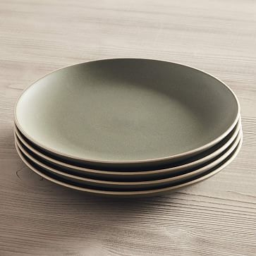 Mill Ceramic Dinner Plates, Natural, Set Of 4 - Image 3