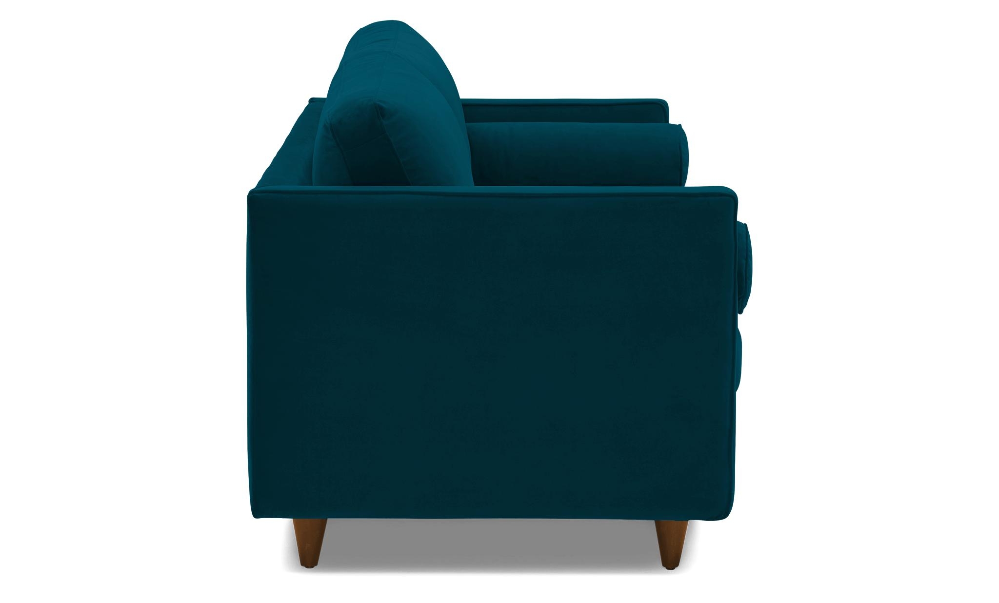 Blue Briar Mid Century Modern Sleeper Sofa - Key Largo Zenith Teal - Mocha - Image 2