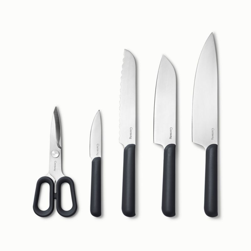 Caraway 14-Piece Charcoal Knife and Utensil Prep Set - Image 1