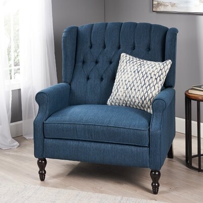 Mattice 37.5" Wide Manual Wing Chair Recliner - Image 0
