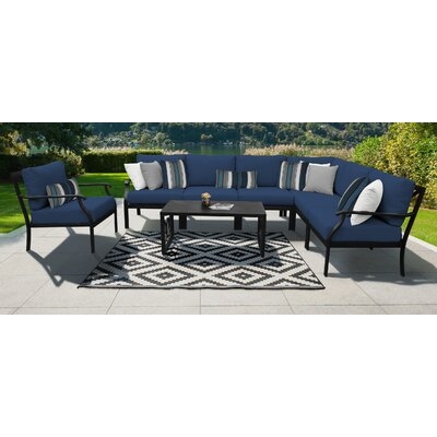 Madison 8 Piece Sectional Seating Group with Cushions - Image 0