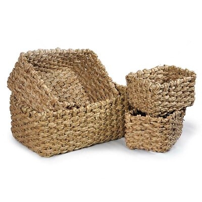 Braided Utility 4 Piece Wicker Basket Set - Image 0