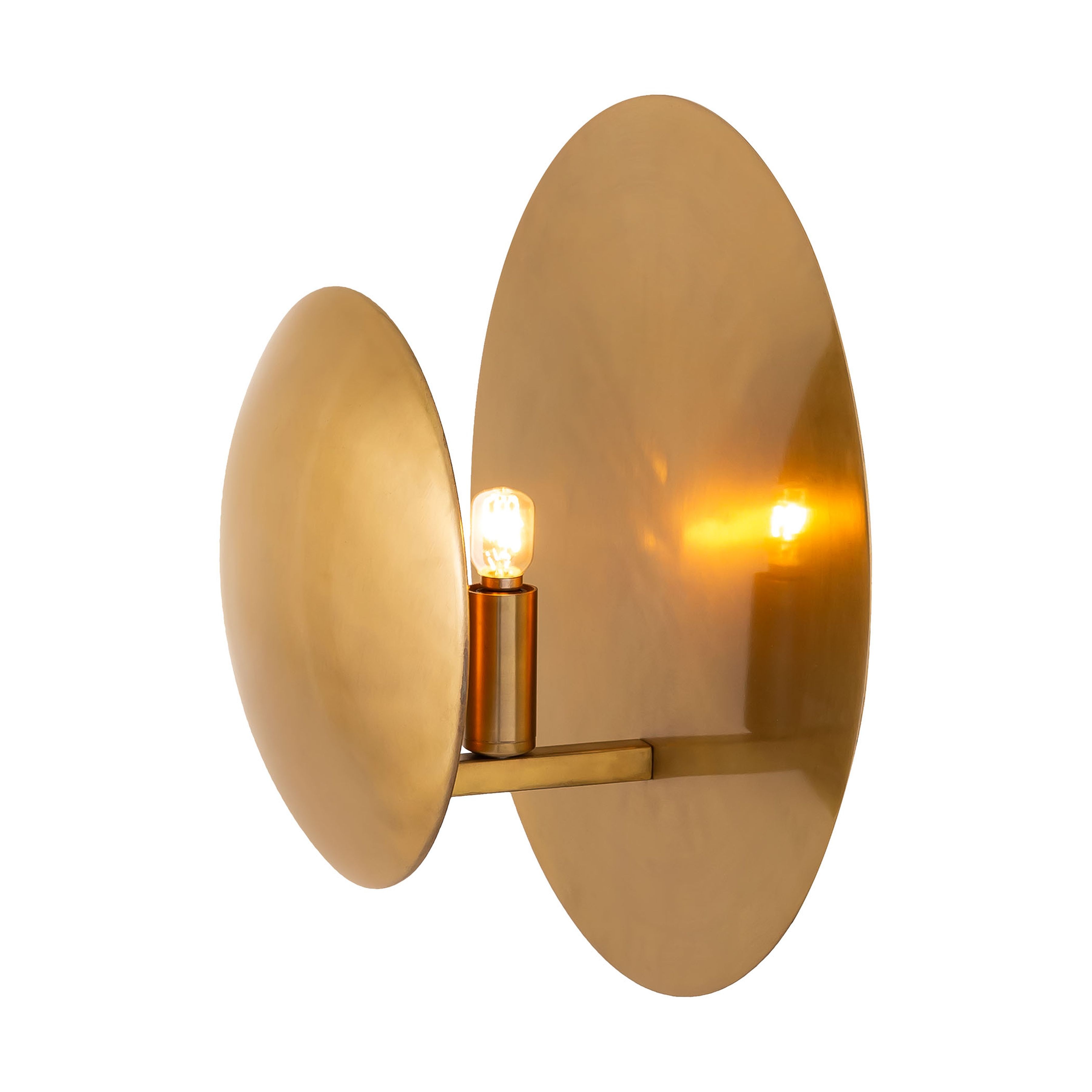 Lorens 12.5'' High 1-Light Sconce - Aged Brass - Image 4