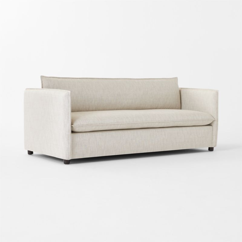 Corroy 78.25" Natural Linen Sleeper Sofa - Image 3