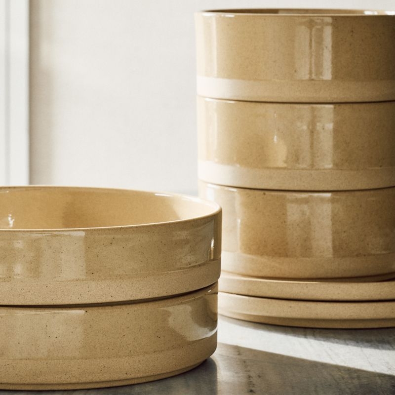 Darra Natural Recycled Stoneware Soup Bowl - Image 3