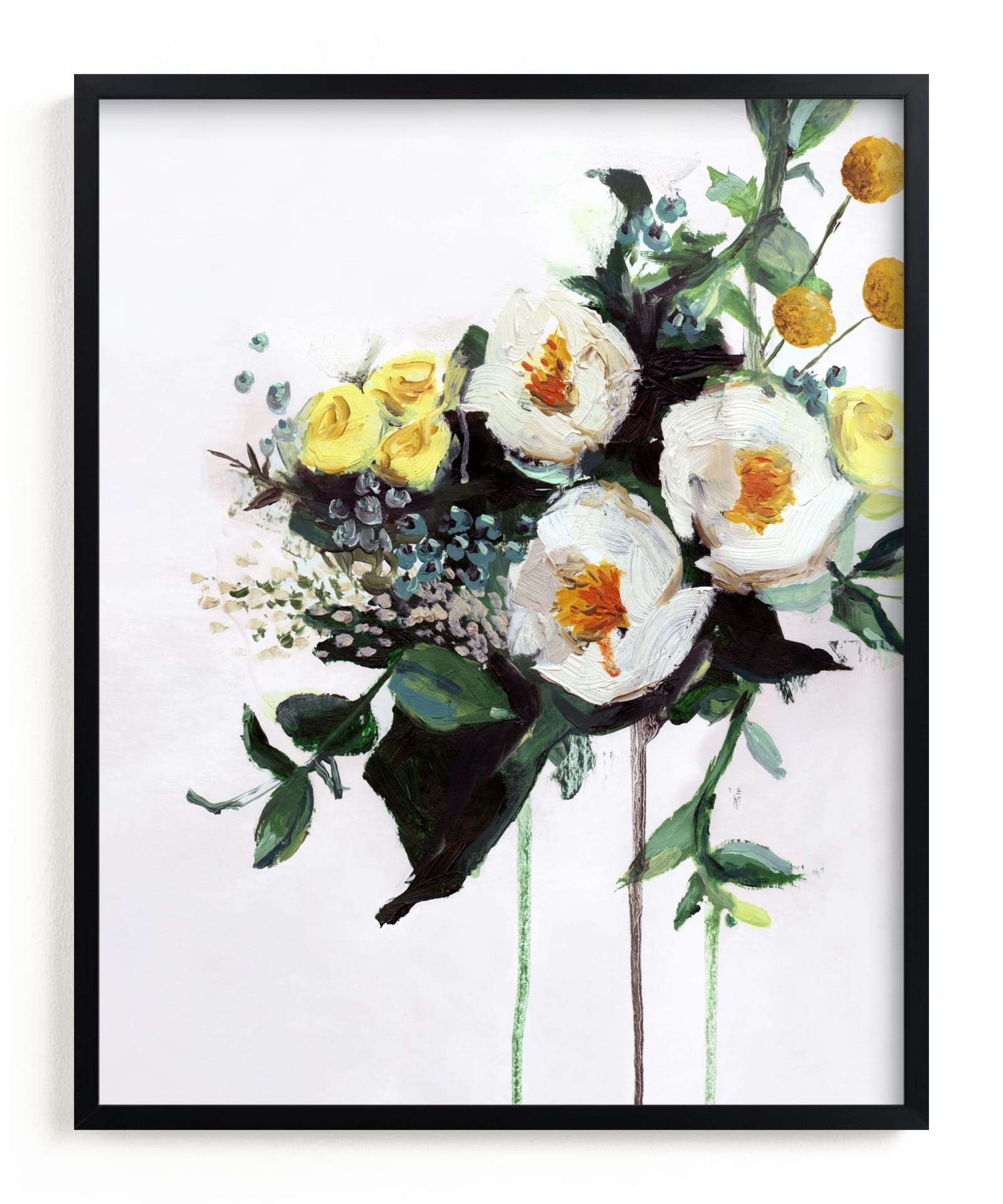 White Flowers Limited Edition Fine Art Print 2 - Image 0