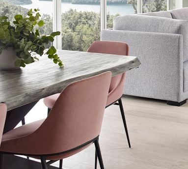 Chula Vista Velvet Dining Chair, Set of 2, Pink - Image 3