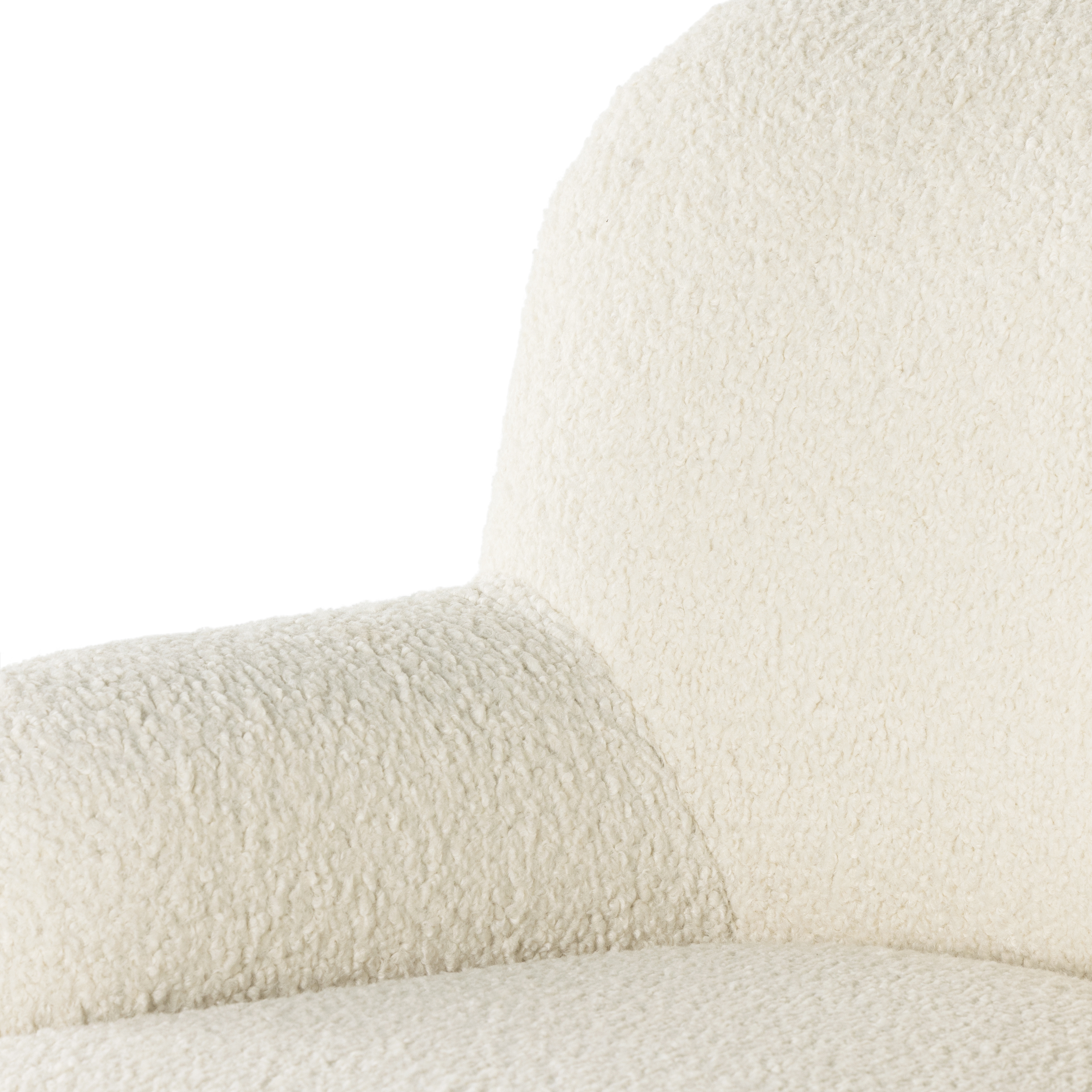 Kadon Swivel Chair-Sheepskin Natural - Image 9
