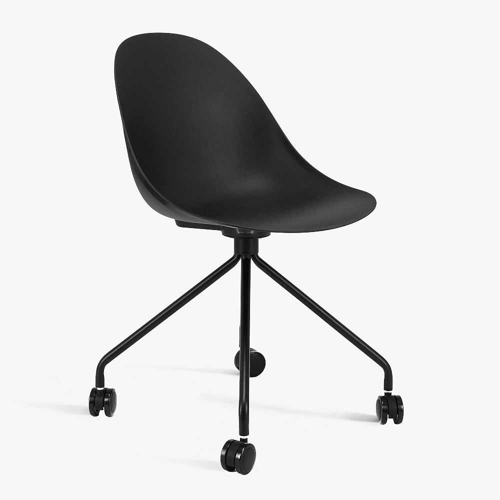 Tayte Swivel Desk Chair, Black - Image 0