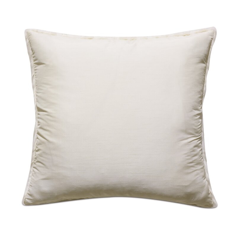 Eastern Accents Halo Jadis Snow Square Pillow Cover & Insert - Image 0