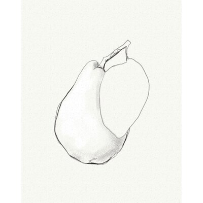 Pear Drawing - Wrapped Canvas Drawing Print - Image 0