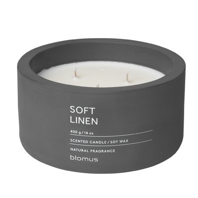Soft Linen Scented Jar Candle - Image 0
