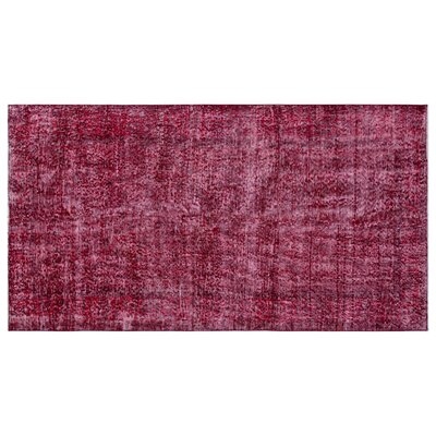One-of-a-Kind Laberge Hand-Knotted 1960s Turkish Pink 3'6'' x 6'9'' Area Rug - Image 0