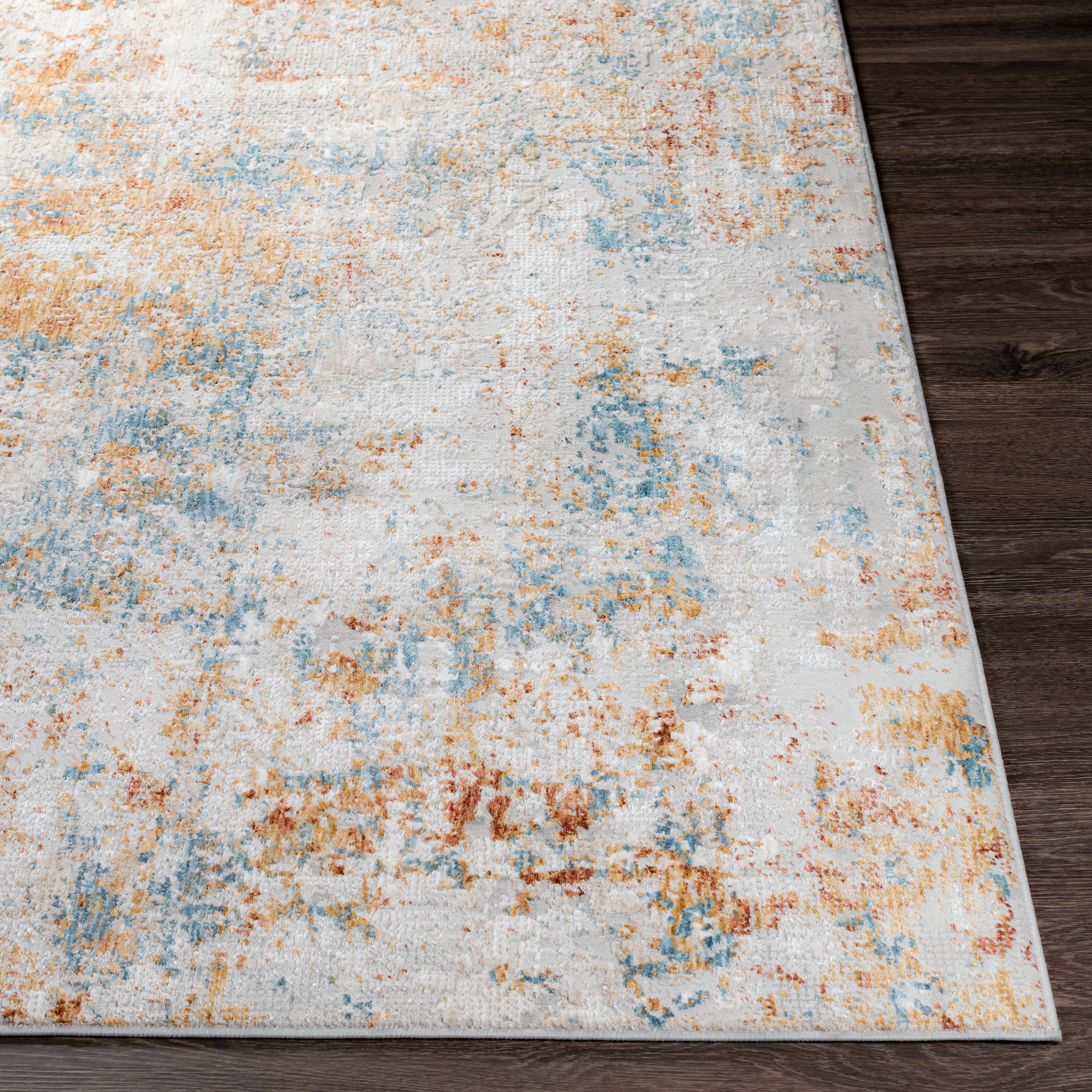 Livabliss Carmel Beige Indoor 3'11" x 2'8" Machine Woven Rug - Image 1