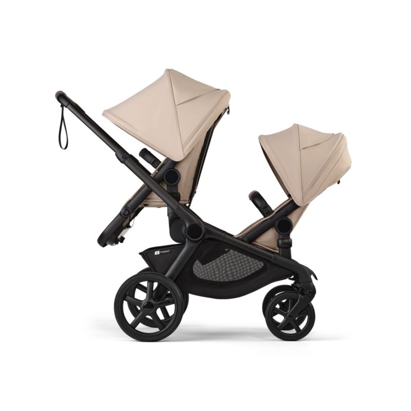 Bugaboo Kangaroo Complete Baby Stroller Desert Taupe Sibling Seat - Image 4