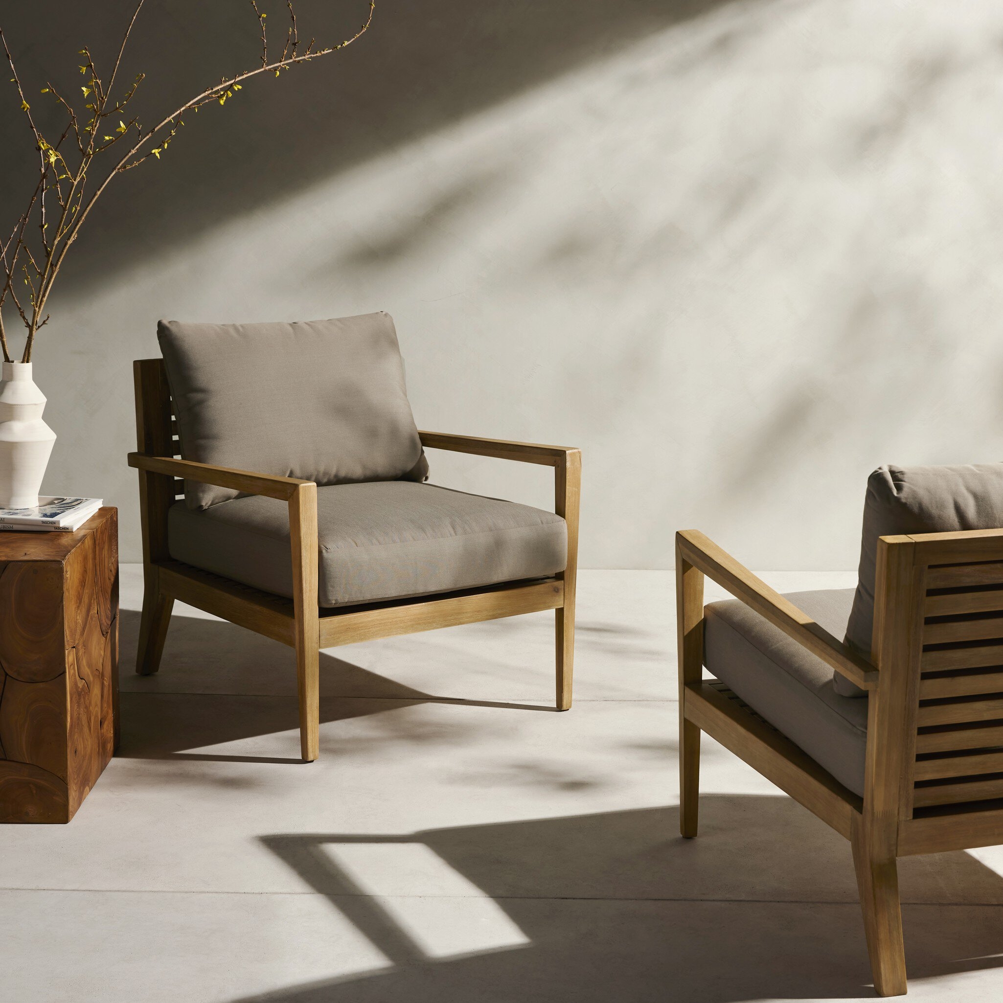 Amaya Outdoor Chair - Royal Taupe - Image 10