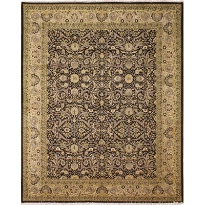 One-of-a-Kind Clerkin Hand-Knotted 2010s Brown 7'11" x 10'3" Wool Area Rug - Image 0
